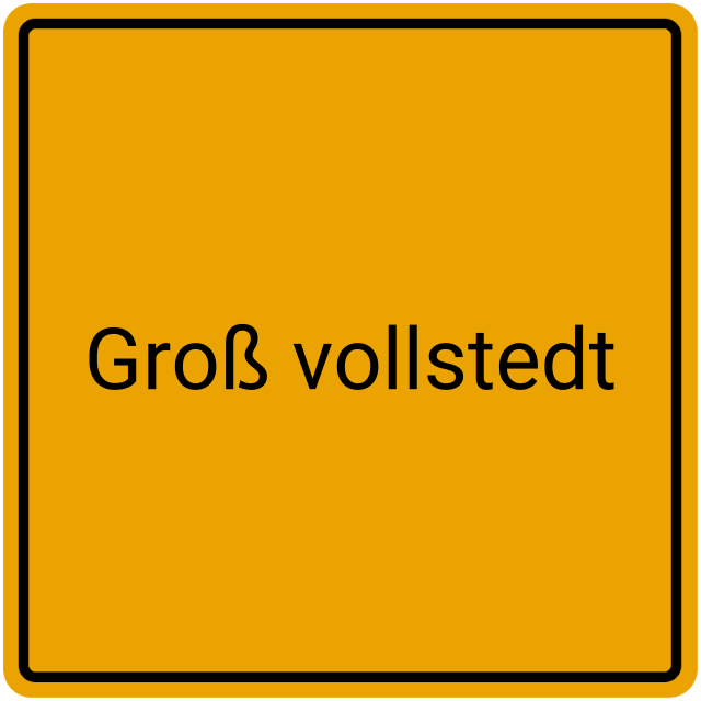 Meldebestätigung Groß Vollstedt